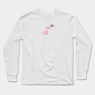 Cute fairytale with dandelion Long Sleeve T-Shirt